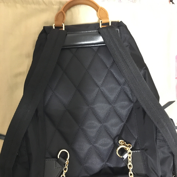 SOLD Burberry Medium Rucksack Nylon Leather - Picture 6 of 8